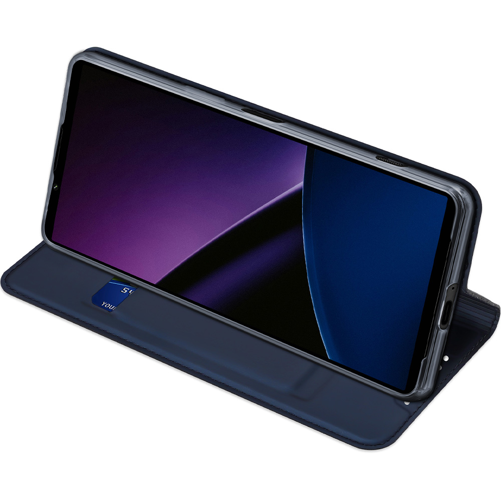 Etui Dux Ducis Skin Pro do Xperia 1 VI, granatowe
